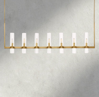 59" / Brass Ravelle Linear Chandelier 59", 73"