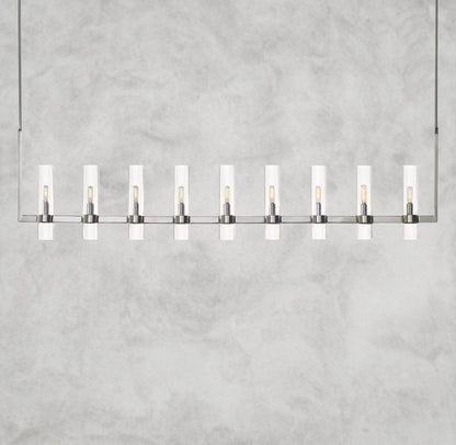 73" / Nickle Ravelle Linear Chandelier 59", 73"