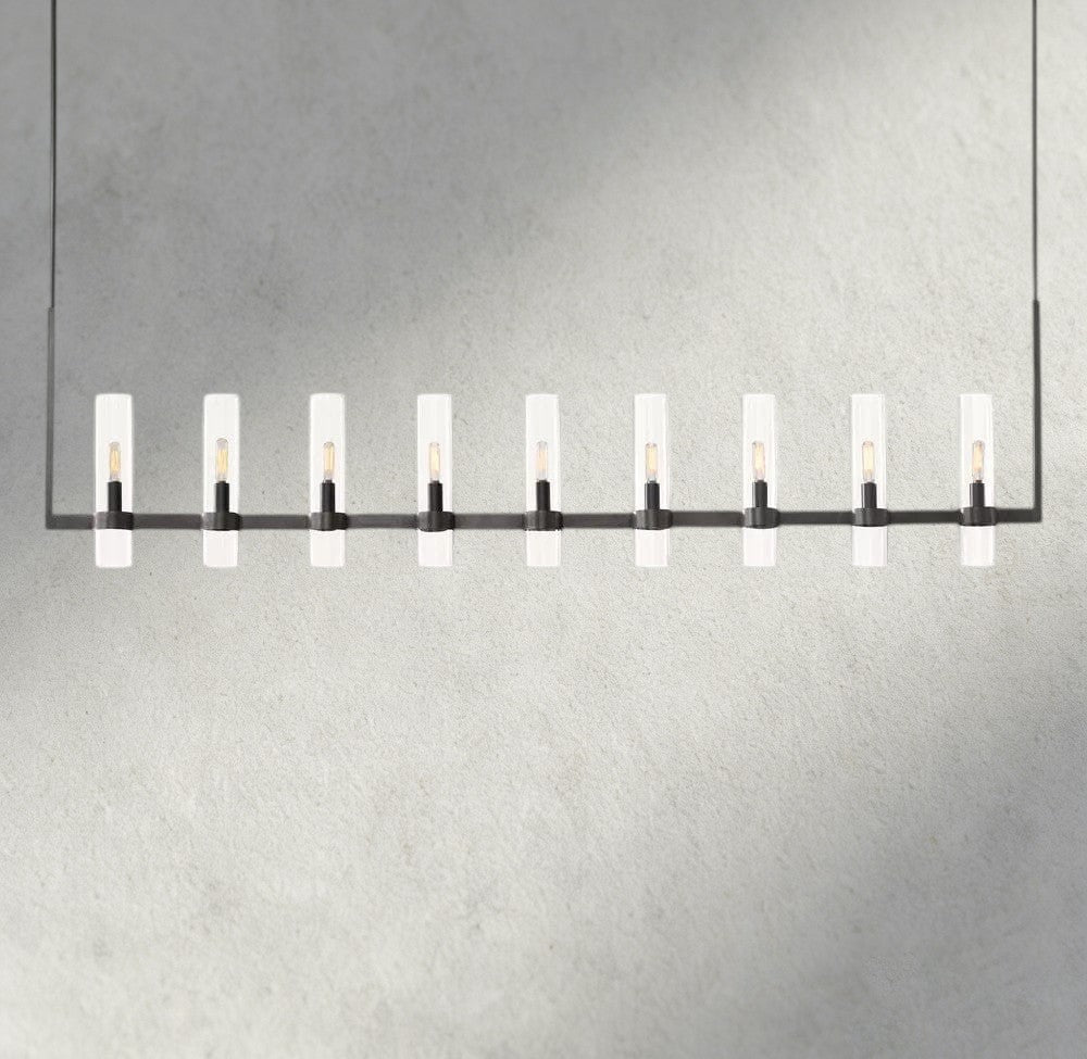 73" / Bronze Ravelle Linear Chandelier 59", 73"