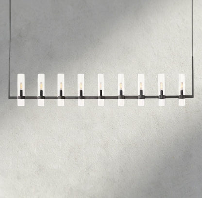 73" / Bronze Ravelle Linear Chandelier 59", 73"