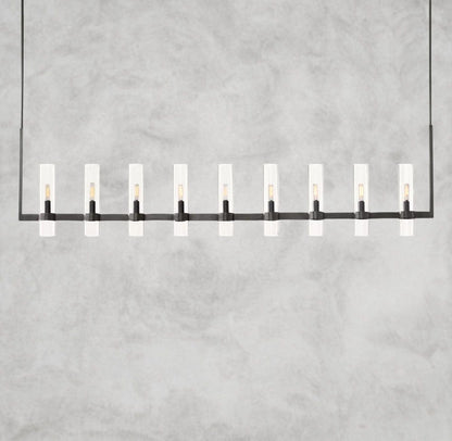 73" / Bronze Ravelle Linear Chandelier 59", 73"