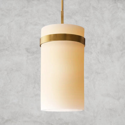 10" / Brass Ravelle Milk Glass Pendant 5", 8", 10", 12"