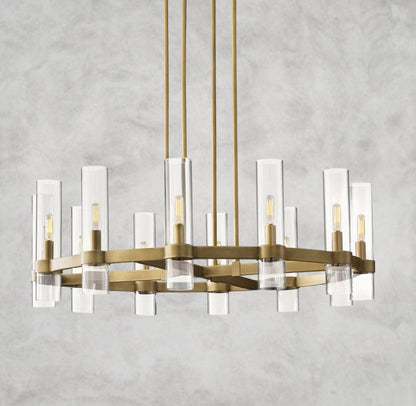 36" / Brass Ravelle Round Chandelier 36", 48", 60"