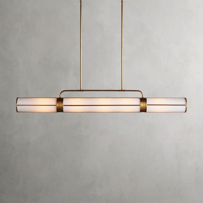 72" / Brass Remming Linear Chandelier 54", 62", 72"