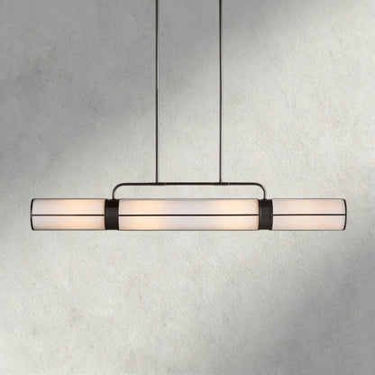 54" / Bronze Remming Linear Chandelier 54", 62", 72"