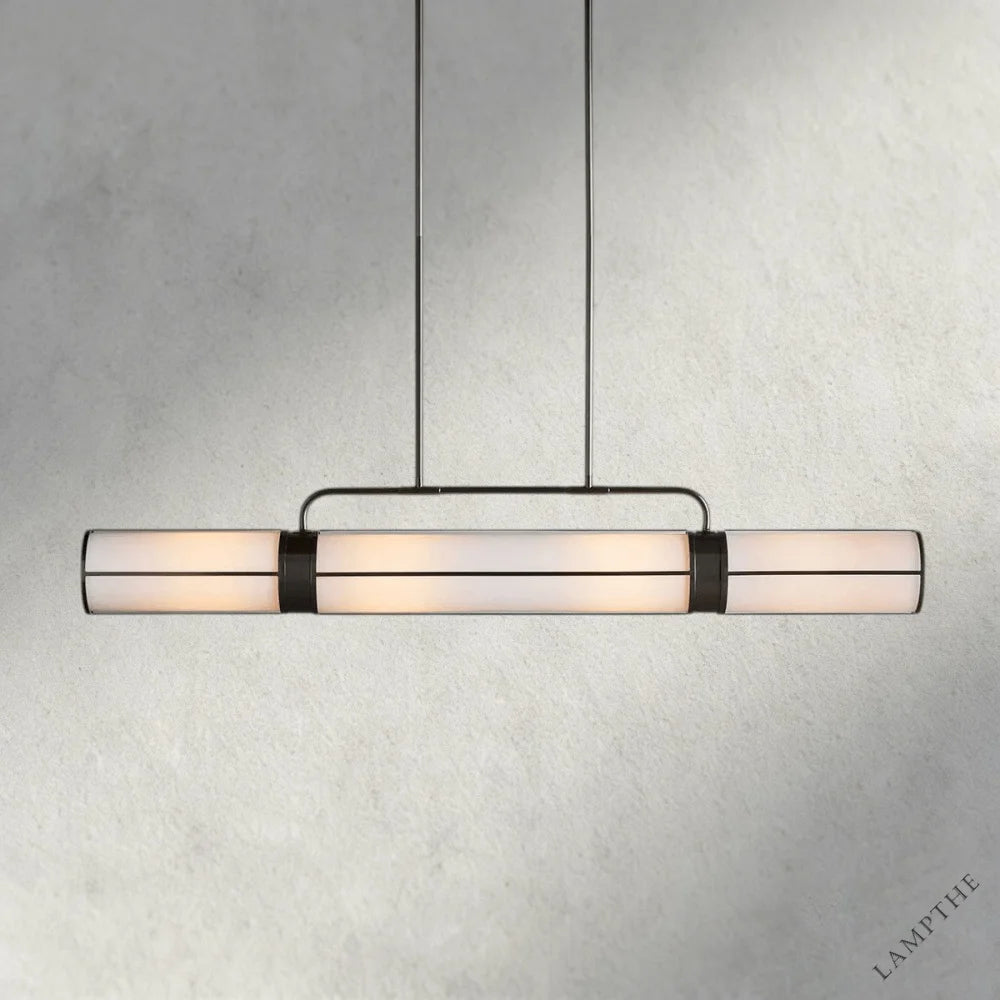 54" / Bronze Remming Linear Chandelier 54", 62", 72"