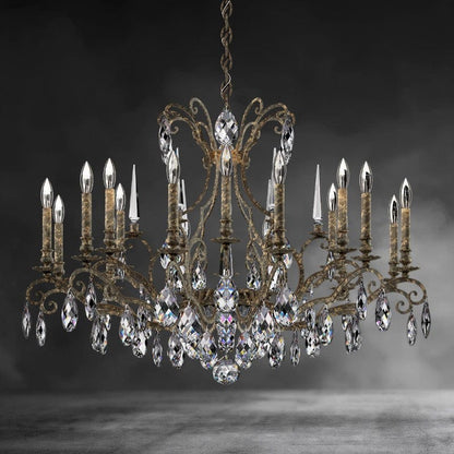 Heirloom Bronze Renaissance Nouveau Chandelier 40"