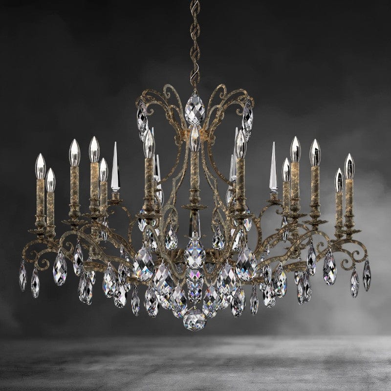 Heirloom Bronze Renaissance Nouveau Chandelier 40"
