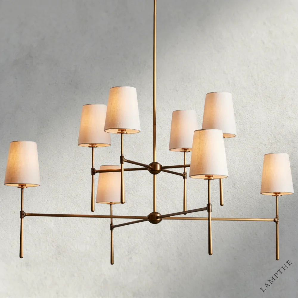 Brass Rhodes Chandelier
