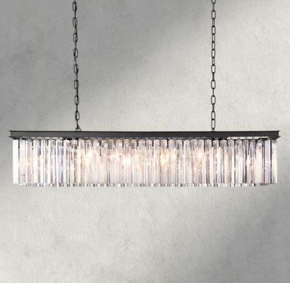 49" / Bronze Rhys Rectangular Chandelier 49", 60"