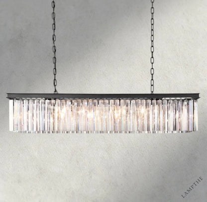 49" / Bronze Rhys Rectangular Chandelier 49", 60"