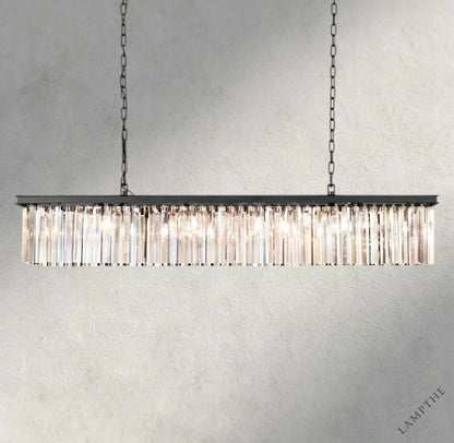 60" / Bronze Rhys Rectangular Chandelier 49", 60"