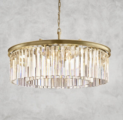 32" / Brass Rhys Round Chandelier 32", 43"