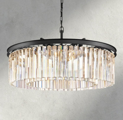 32" / Bronze Rhys Round Chandelier 32", 43"
