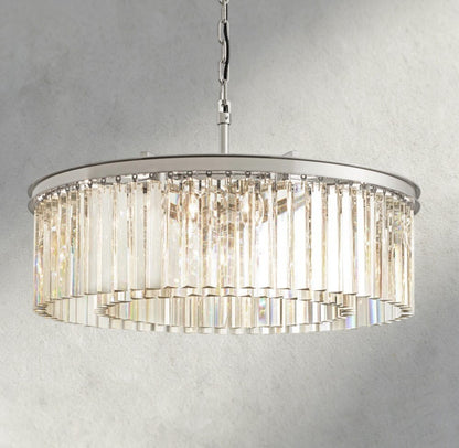 32" / Nickle Rhys Round Chandelier 32", 43"