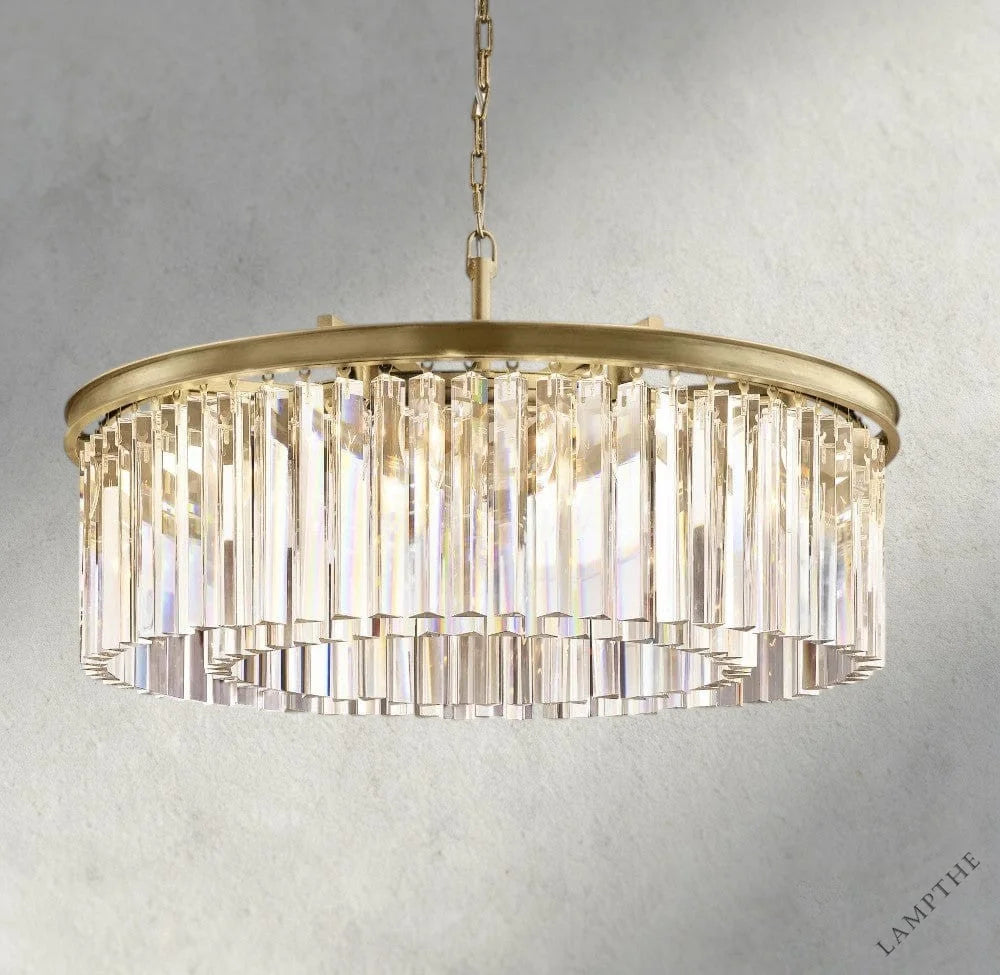 32" / Brass Rhys Round Chandelier 32", 43"