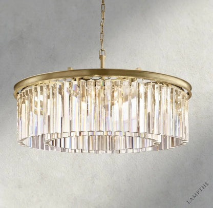 32" / Brass Rhys Round Chandelier 32", 43"