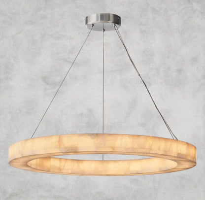 40" / Nickle Rivage lueur round chandelier 31", 40", 60"