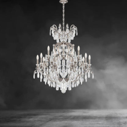 Rivendell 15 Light Crystal Chandelier 38"