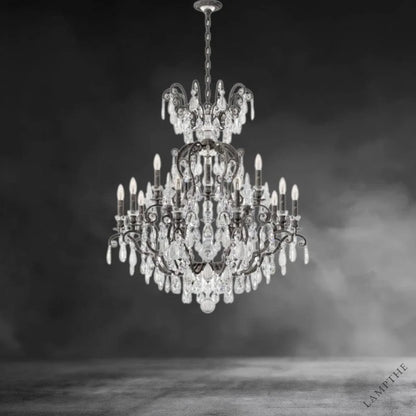 Rivendell 15 Light Crystal Chandelier 38"