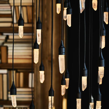 Rock Crystal Rain Flushmount