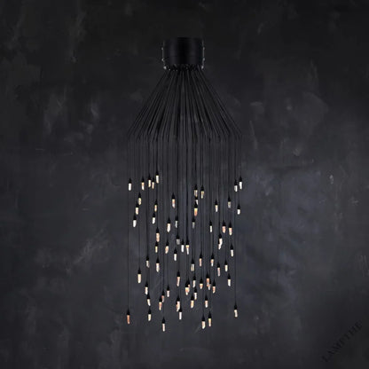 Rock Crystal Rain Small Flushmount