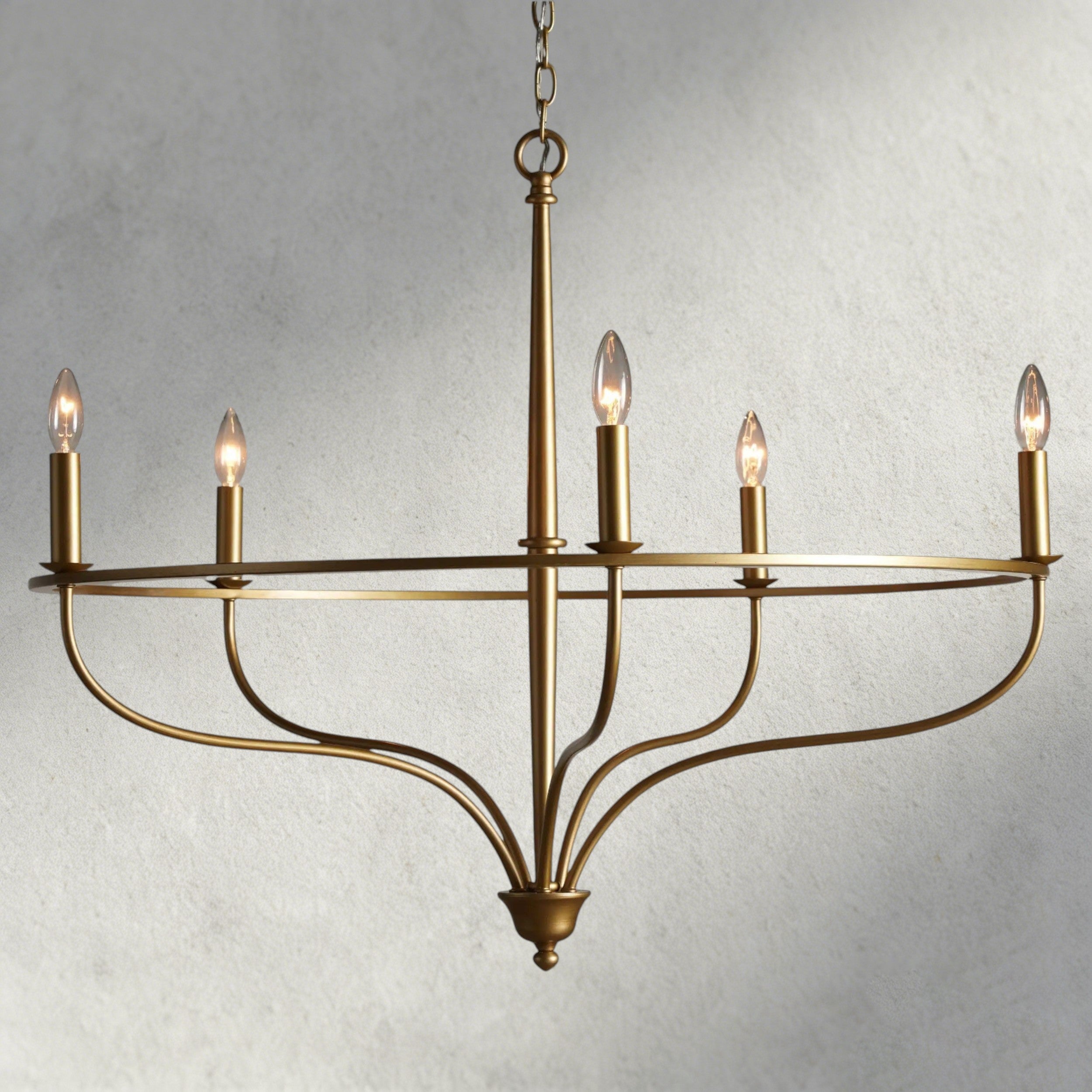 Brass Rosalind Chandelier