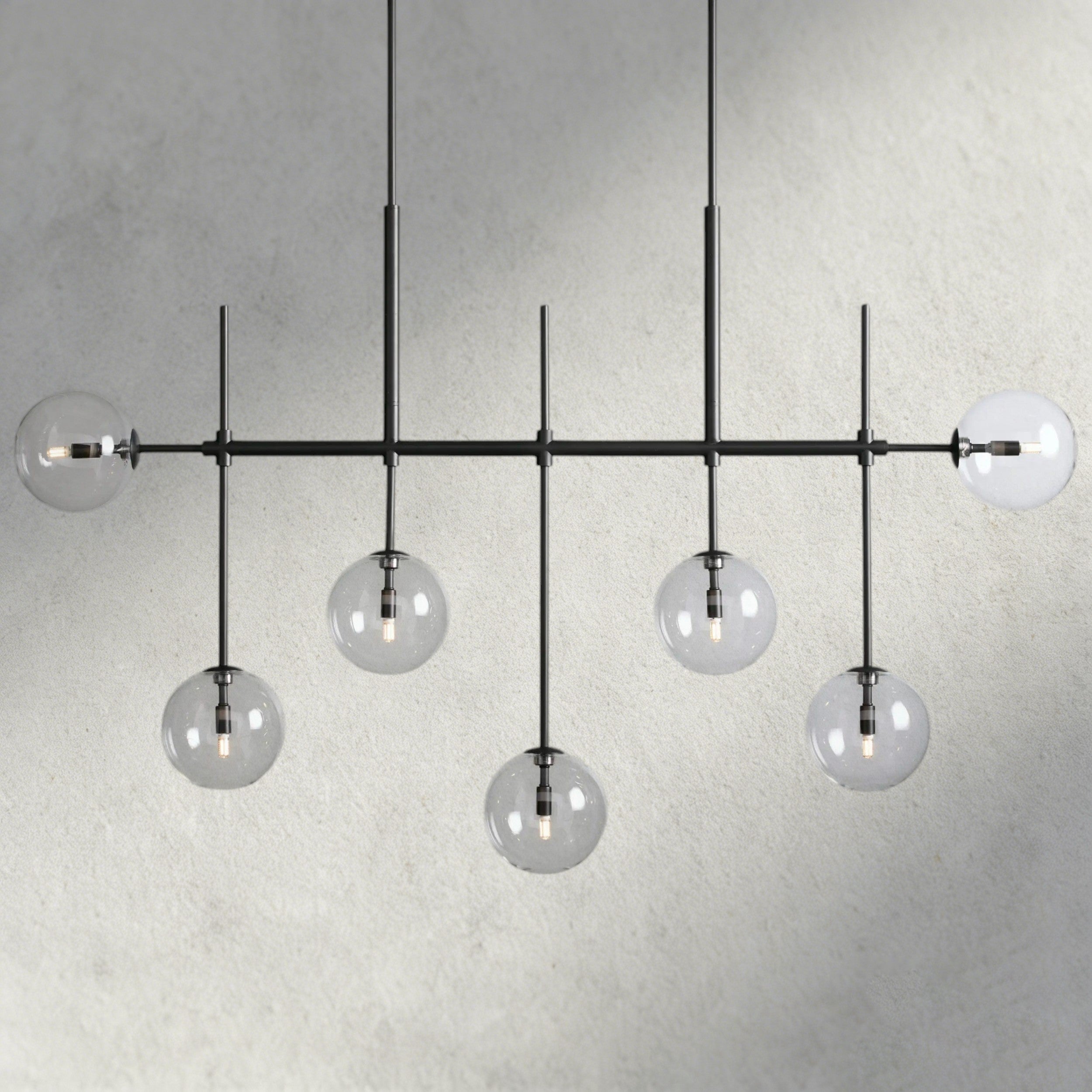 60" / Bronze Roscoe Linear Chandelier 60“, 72”