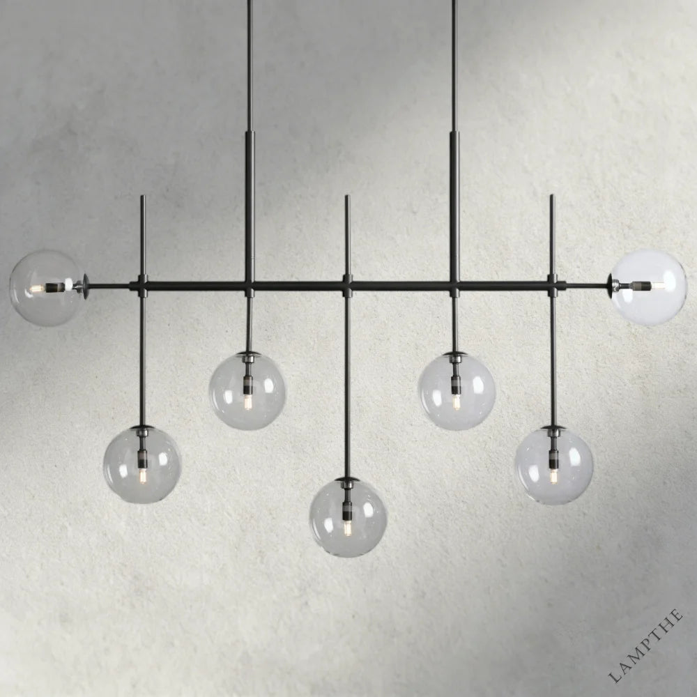 60" / Bronze Roscoe Linear Chandelier 60“, 72”
