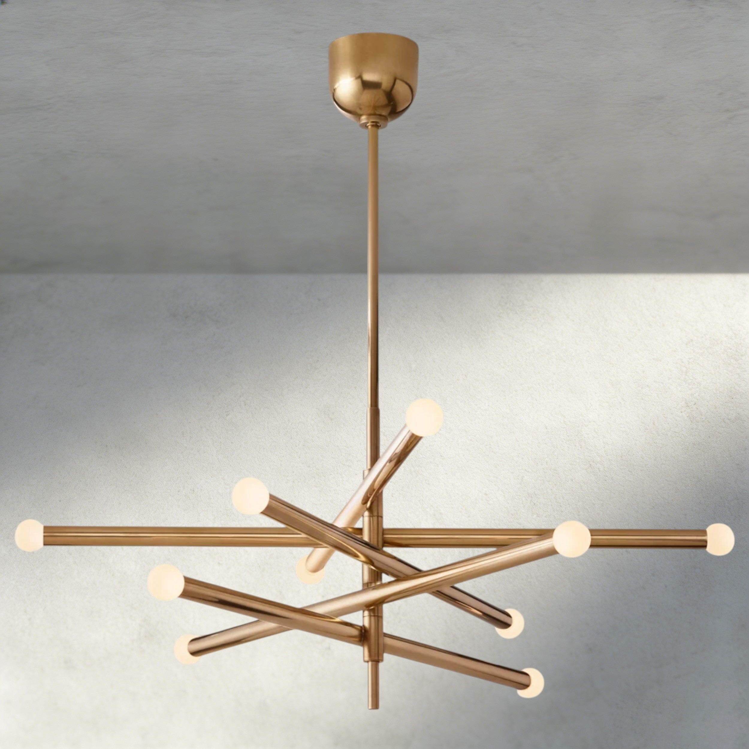 ROUSSEAU 10-LIGHT MOBILE ORB CHANDELIER