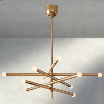 ROUSSEAU 10-LIGHT MOBILE ORB CHANDELIER