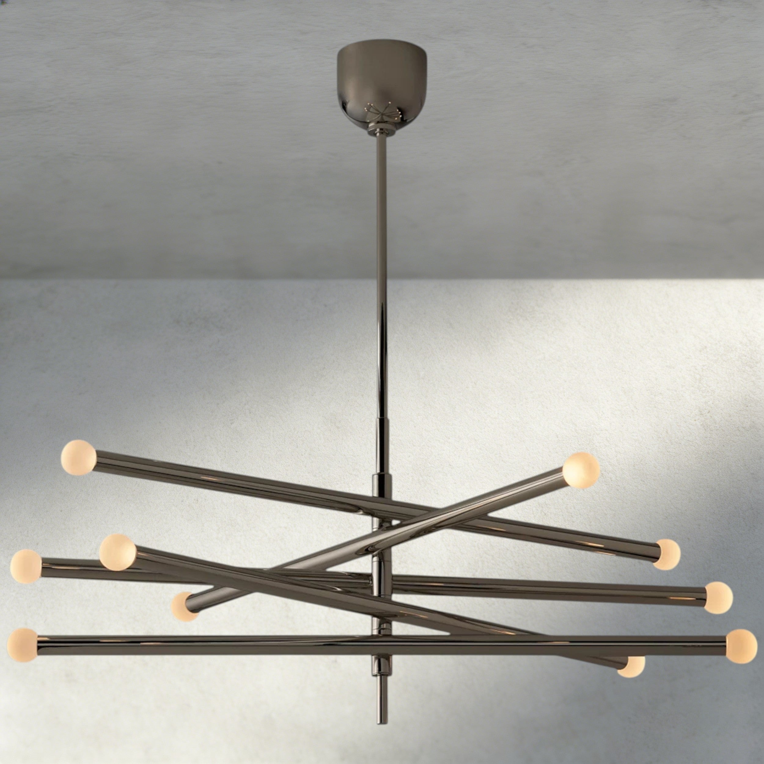 Bronze ROUSSEAU 10-LIGHT MOBILE ORB CHANDELIER