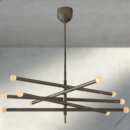 Bronze ROUSSEAU 10-LIGHT MOBILE ORB CHANDELIER