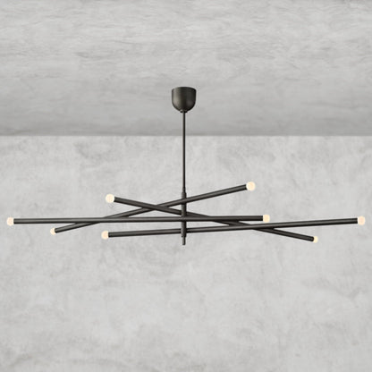 53" / Bronze ROUSSEAU 8-LIGHT MOBILE ORB CHANDELIER 53", 68"