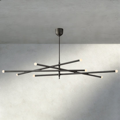 53" / Bronze ROUSSEAU 8-LIGHT MOBILE ORB CHANDELIER 53", 68"