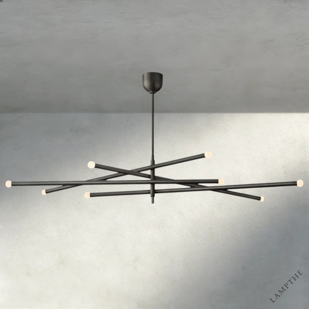 53" / Bronze ROUSSEAU 8-LIGHT MOBILE ORB CHANDELIER 53", 68"