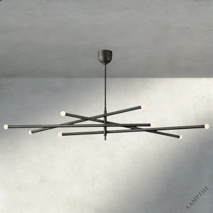 53" / Bronze ROUSSEAU 8-LIGHT MOBILE ORB CHANDELIER 53", 68"