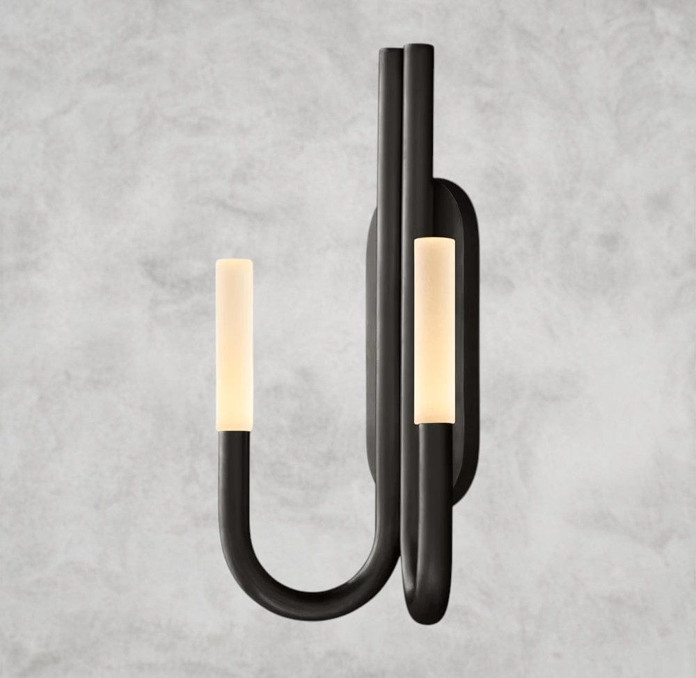 Bronze ROUSSEAU DOUBLE SCONCE