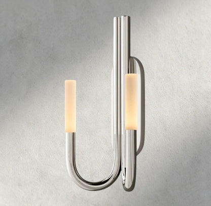 Nickle ROUSSEAU DOUBLE SCONCE