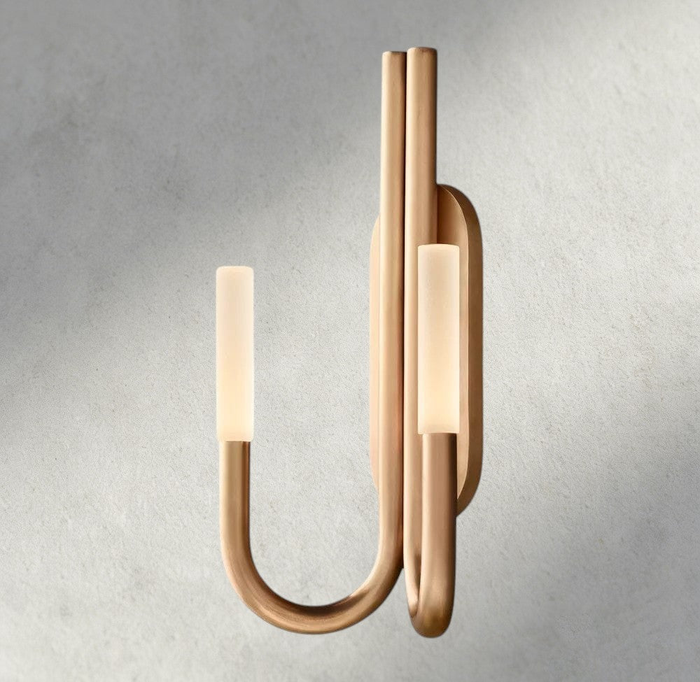 Brass ROUSSEAU DOUBLE SCONCE