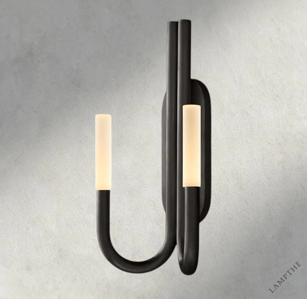 Bronze ROUSSEAU DOUBLE SCONCE