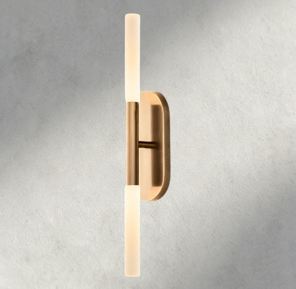 Brass Rousseau Linear Sconce