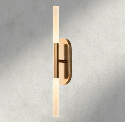 Brass Rousseau Linear Sconce