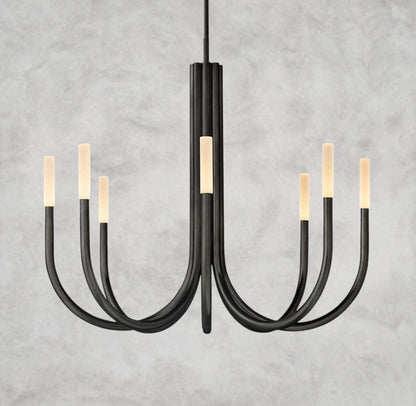 38" / Bronze Rousseau Round Chandelier 38", 50"