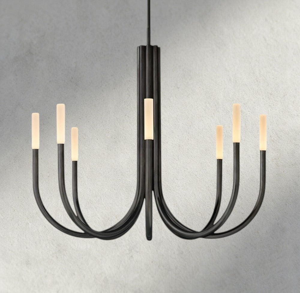 38" / Bronze Rousseau Round Chandelier 38", 50"