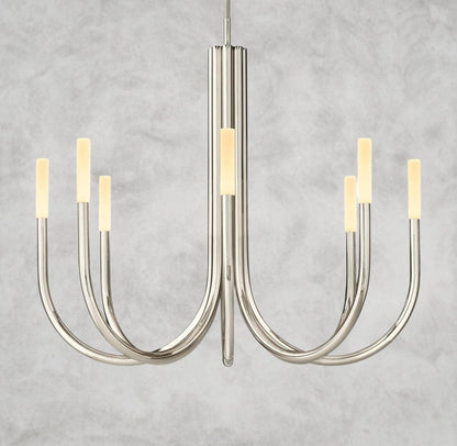 38" / Nickle Rousseau Round Chandelier 38", 50"