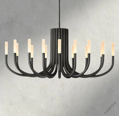 50" / Bronze Rousseau Round Chandelier 38", 50"