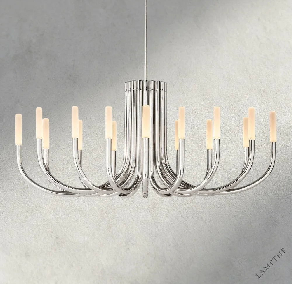 50" / Nickle Rousseau Round Chandelier 38", 50"
