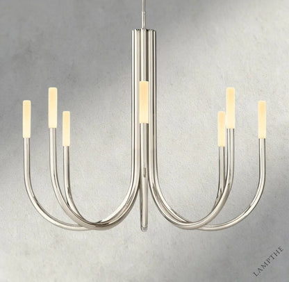 38" / Nickle Rousseau Round Chandelier 38", 50"