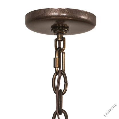 Rustic Lodge 10 - Light Chandelier 33"W